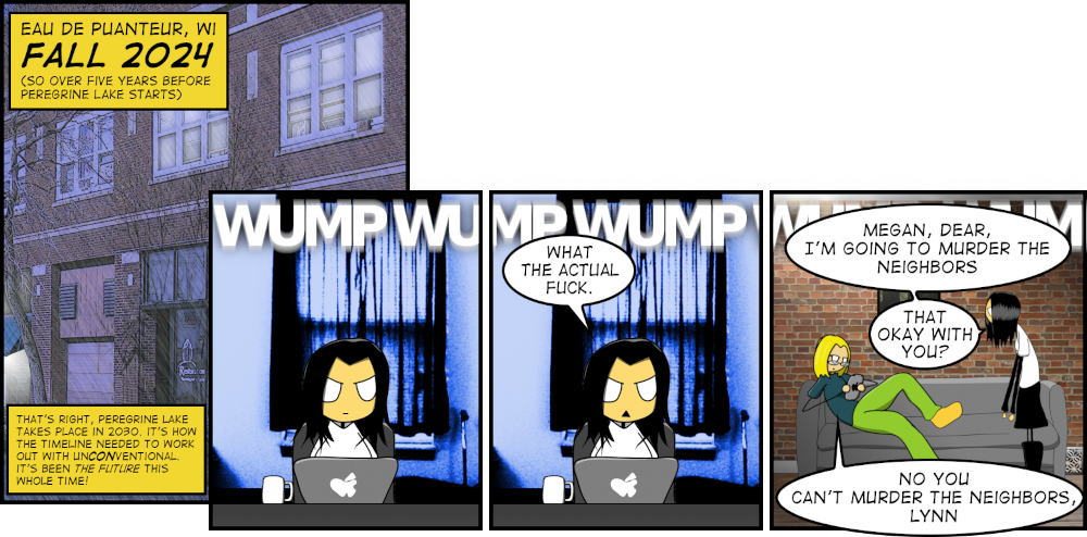 Yep! A quick journey to the past! Also - an uncensored swear with the UnCONventional art style! Shocker!