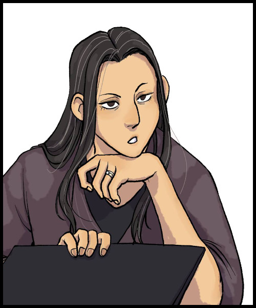 Lynn in Peregrine Lake (2024 - art by Ethan Flanagan)