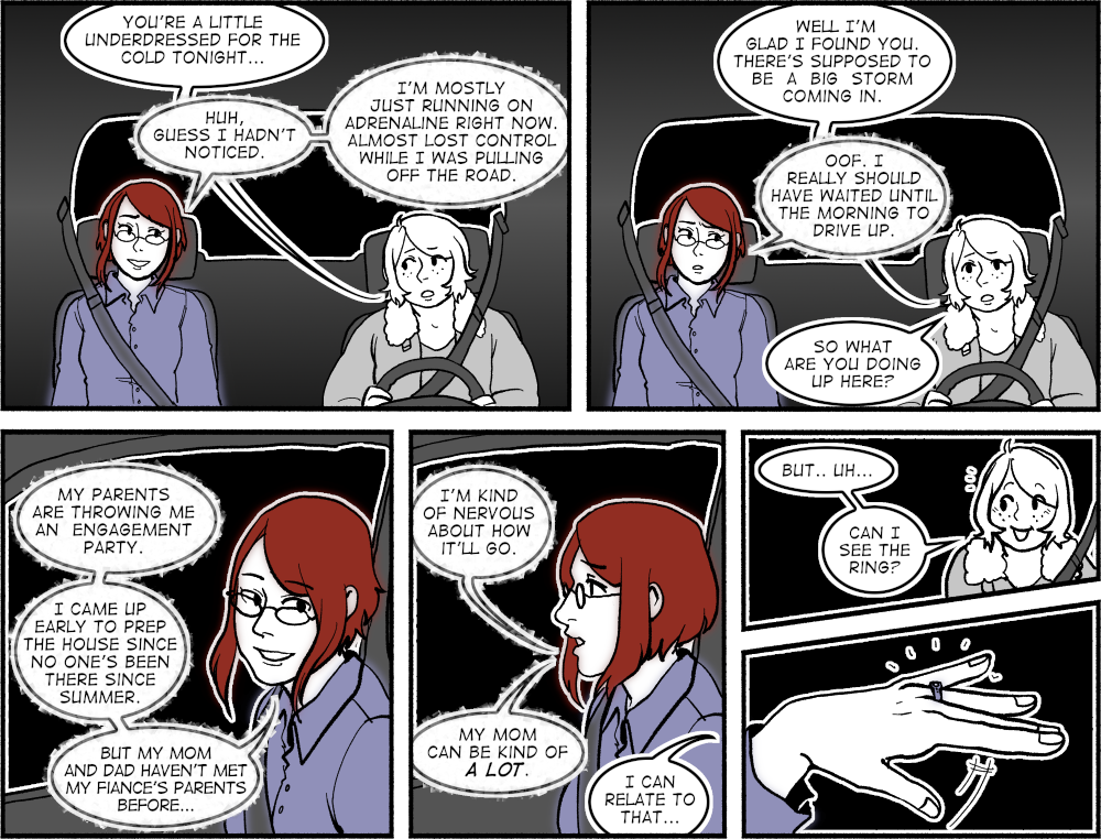 Look, we didn't mean to start out pride month with the only two heterosexuals in the comic talking about straight marriage, but it just sort of worked out that way. We're very, very sorry. We'll get some queer people back on screen as soon as we can. Unless the G in LGBTQ+ stands for Ghost...